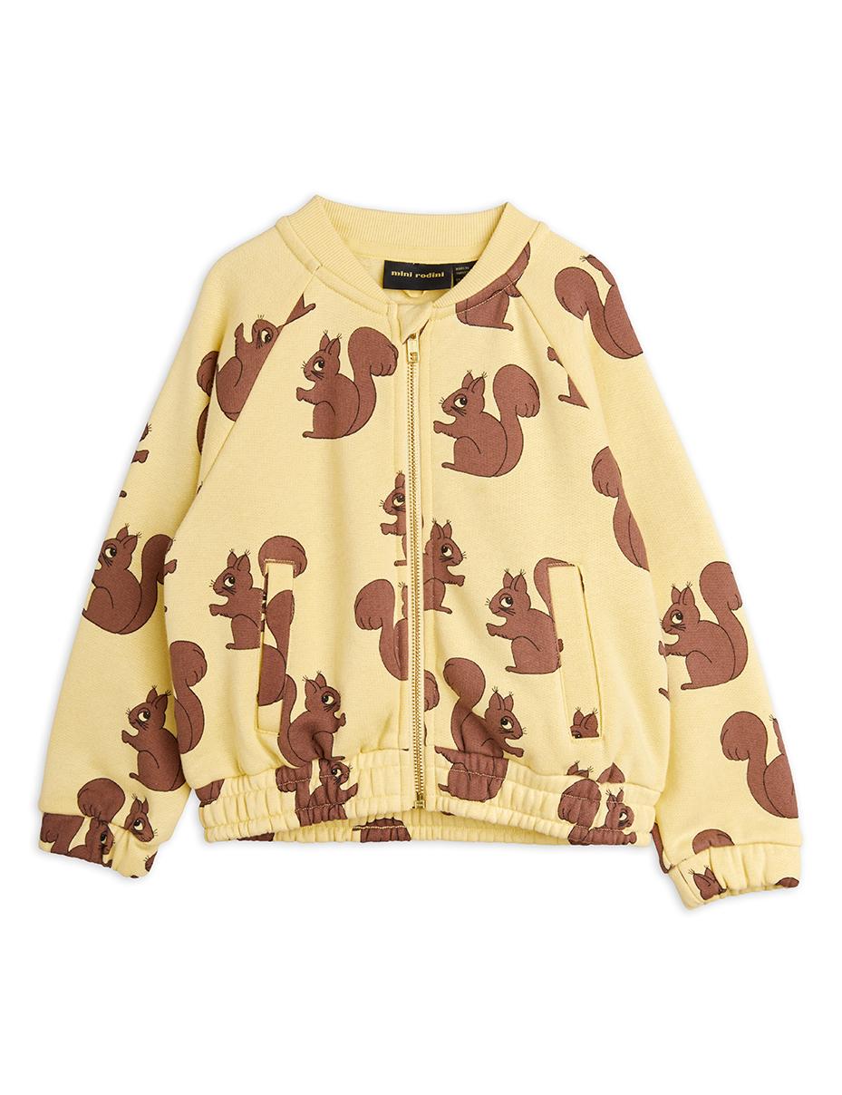 Squirrel Sweat Baseball Jacket front