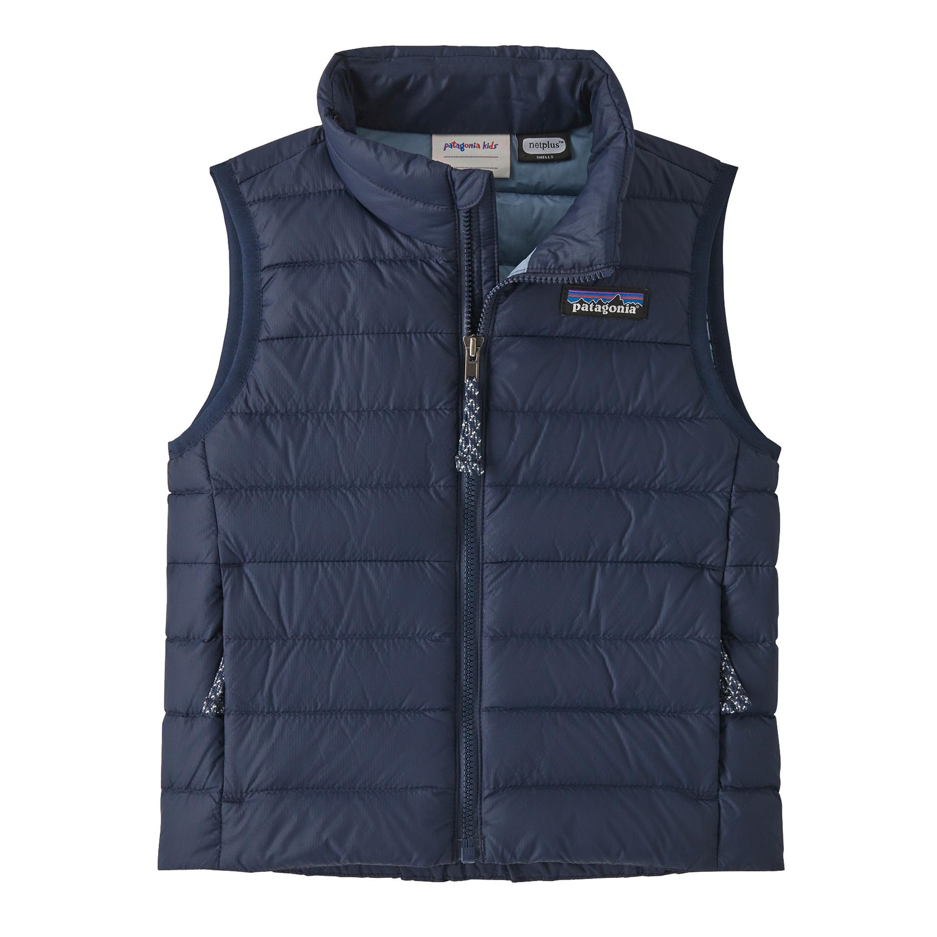 Baby Down Sweater Vest Blue