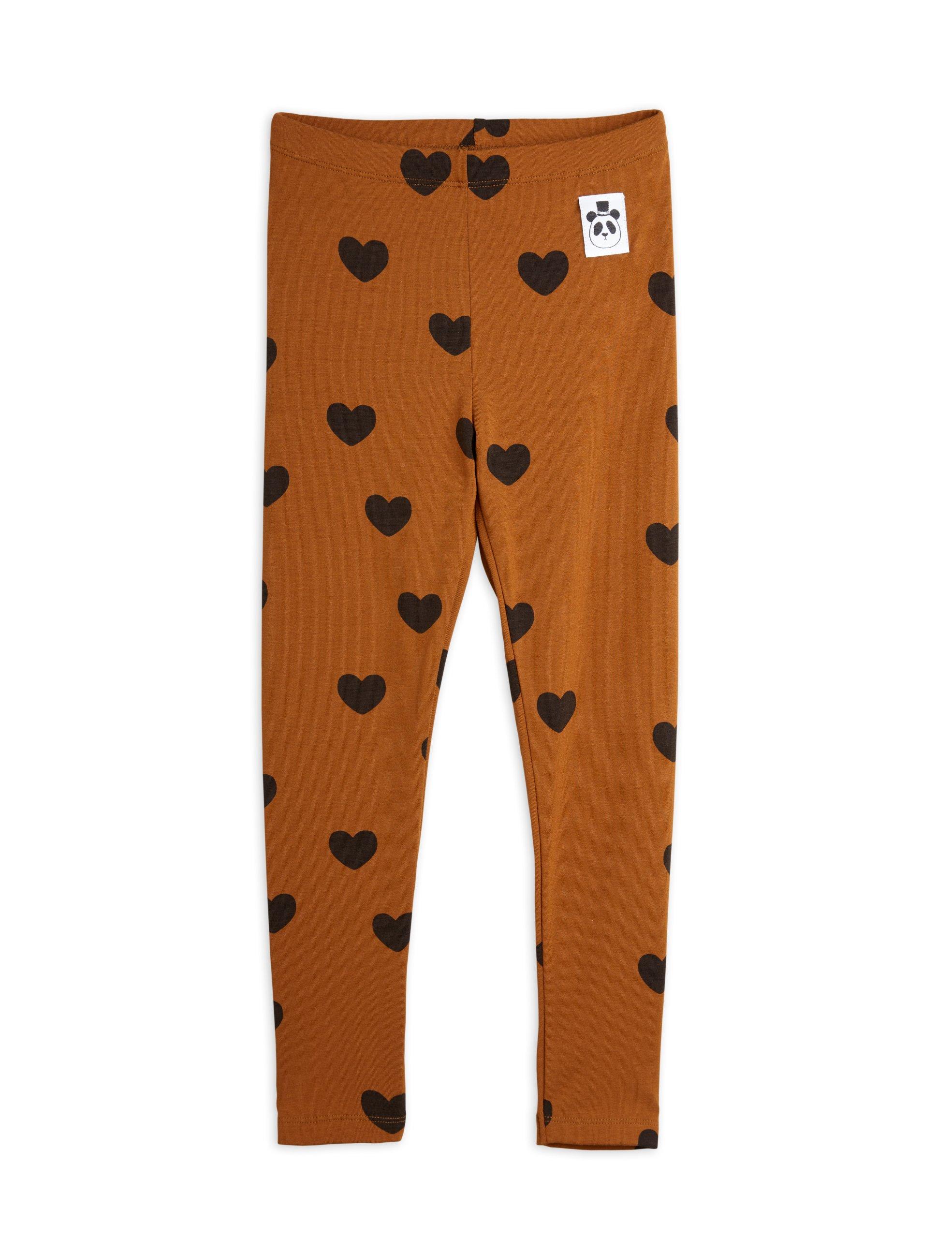 Basic hearts leggings front